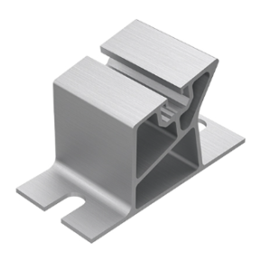 KENO K-45-8 Montagehalterung niedrig Flachdach – Aluminium PV Halterung für sichere Photovoltaik Unterkonstruktion