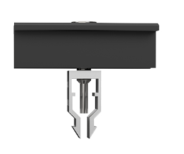 KENO K-05-R-CZ Mittelklemme schwarz kaufen – Aluminium Klick-System PV Mittelklemme für Photovoltaik Unterkonstruktion